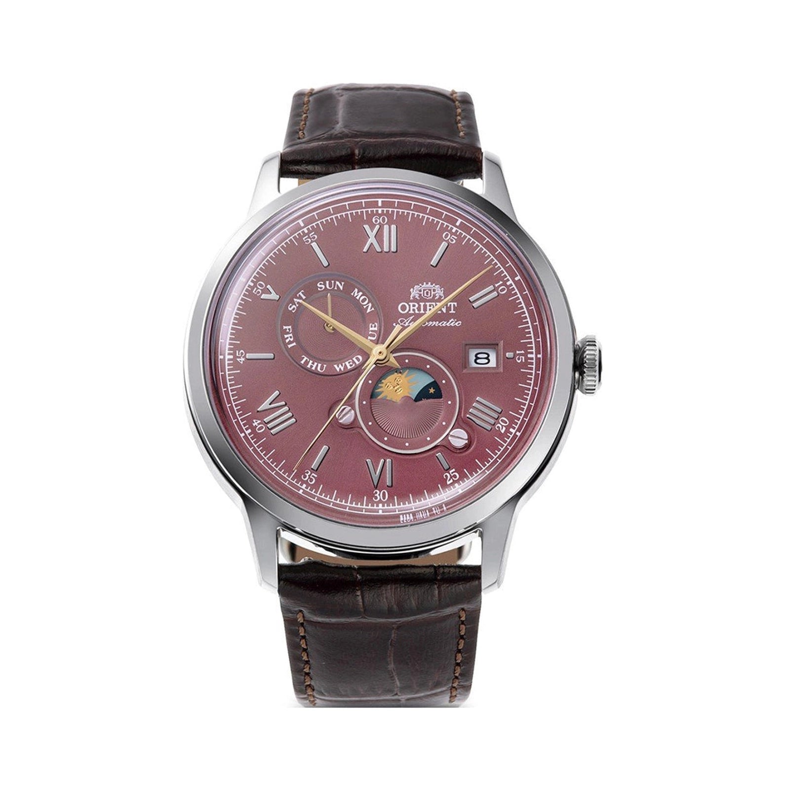 Orient Sun and Moon Automatic RA-AK0807R30B Mens Watch - Orient Sun and Moon Automatic RA-AK0807R30B Mens Watch